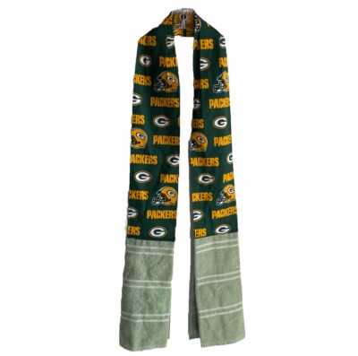 Green Bay Packers Kitchen Boa Football Hostess Towel Novelty Barbecue Cookout