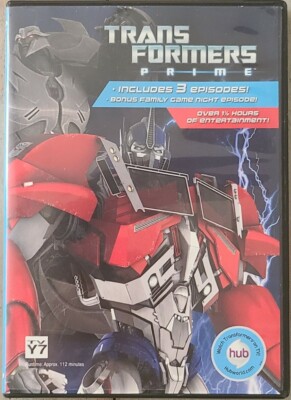 Transformers Prime DVD (2011) USED Very Good Condition 3 Episode DVD