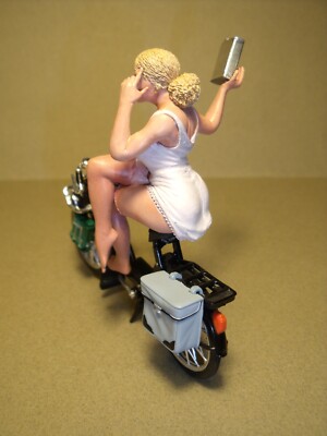 FIGURINE 1/18 GIRL JADE VROOM NOT PEINT FOR CMR AUTOART