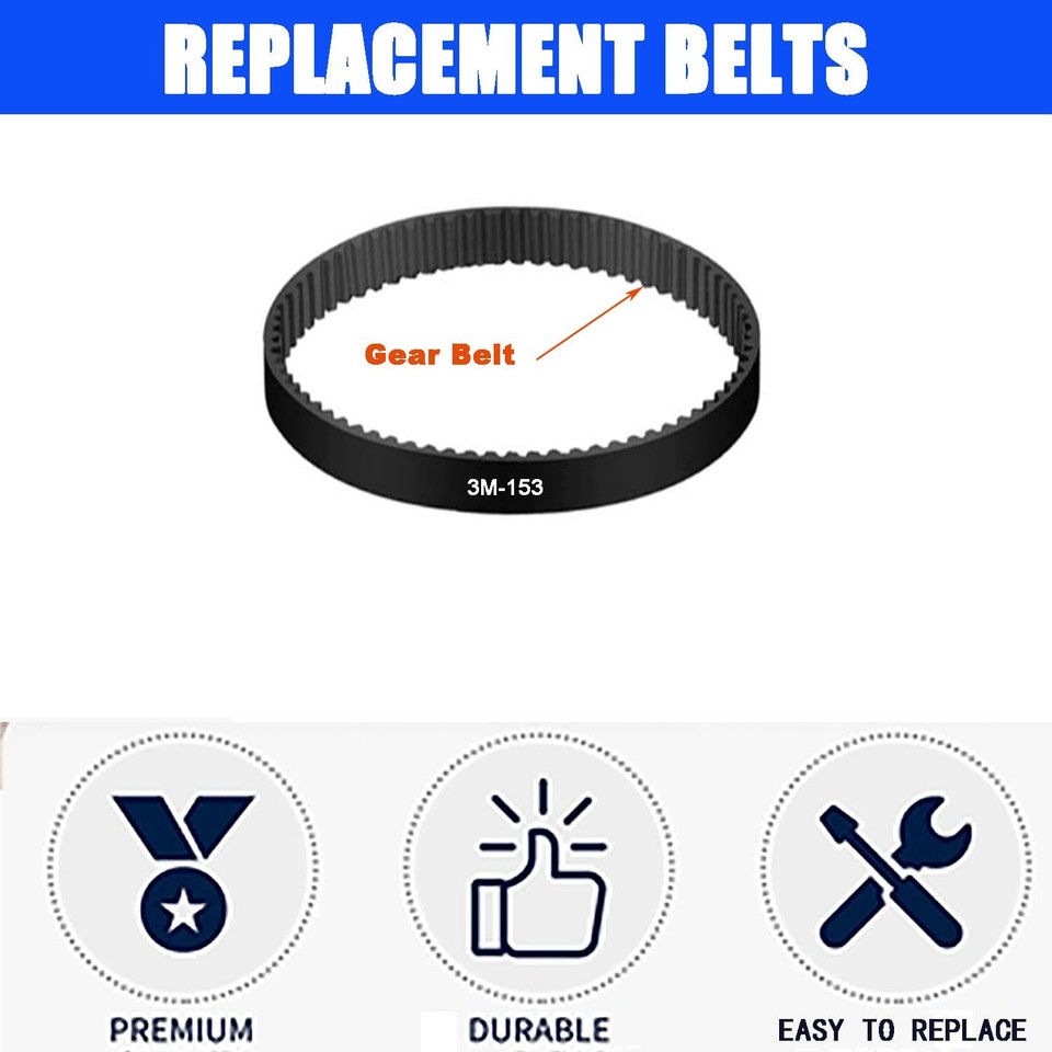 Cinture In Gomma Alta Qualità Per Shark NV771 NV770 HV390 HV391 - Foto 4