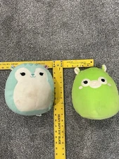 Squishmallows Jim The Llama And Serene Squirrel (Stain On Front)