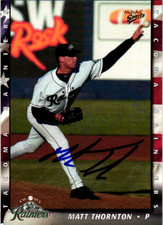 Matt Thornton Signed 2004 MultiAd Tacoma Rainiers #33 Seattle Mariners