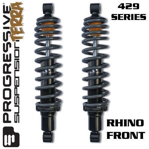 Progressive 429 UTV Heavy Duty Coilover Replacement Shocks - Yamaha Rhino Ft 2pc - Picture 1 of 4