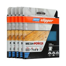 Norton Meshpower Schleifgitter Klett Schleifscheibe Ø125mm P60-P320 Trockenbau