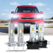 For Kia Soul 2012-2013 4pcs H7h11b Led Headlights Bulb Combo Kit For Kia Soul 2012-2013 4pcs H7h11b Led Headlights Bulb Combo Kit