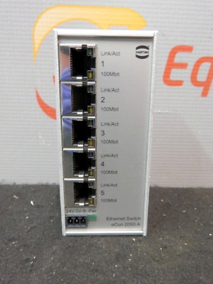 Harting Electric ESC eCon 2050-A 5 Port Ethernet Switch Hub IP 30 