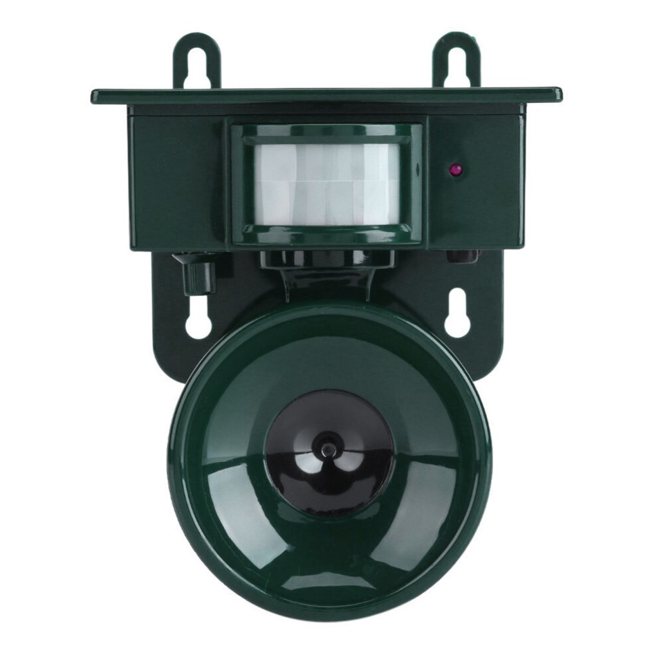 Solar Power Ultrasonic Bird Repeller Deterrent Scarer Animal Pets Dog