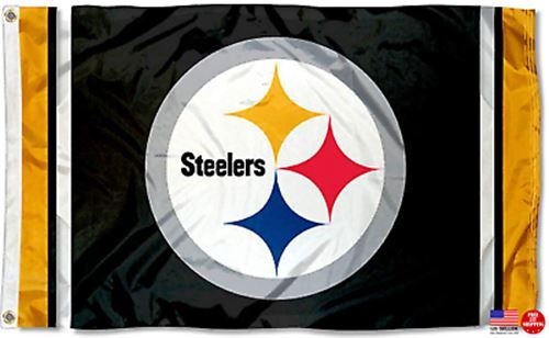 Pittsburgh Steelers 3X5 Flag Man Cave 3 x 5 Tailgating Banner Flags USA New - Picture 1 of 5