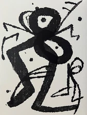 Joan Miro Original Woodcut Limited Edition