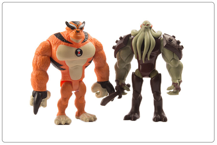 11PCS Ben 10 Action Figures Tennyson Four Arms Heatblast Toy Cake