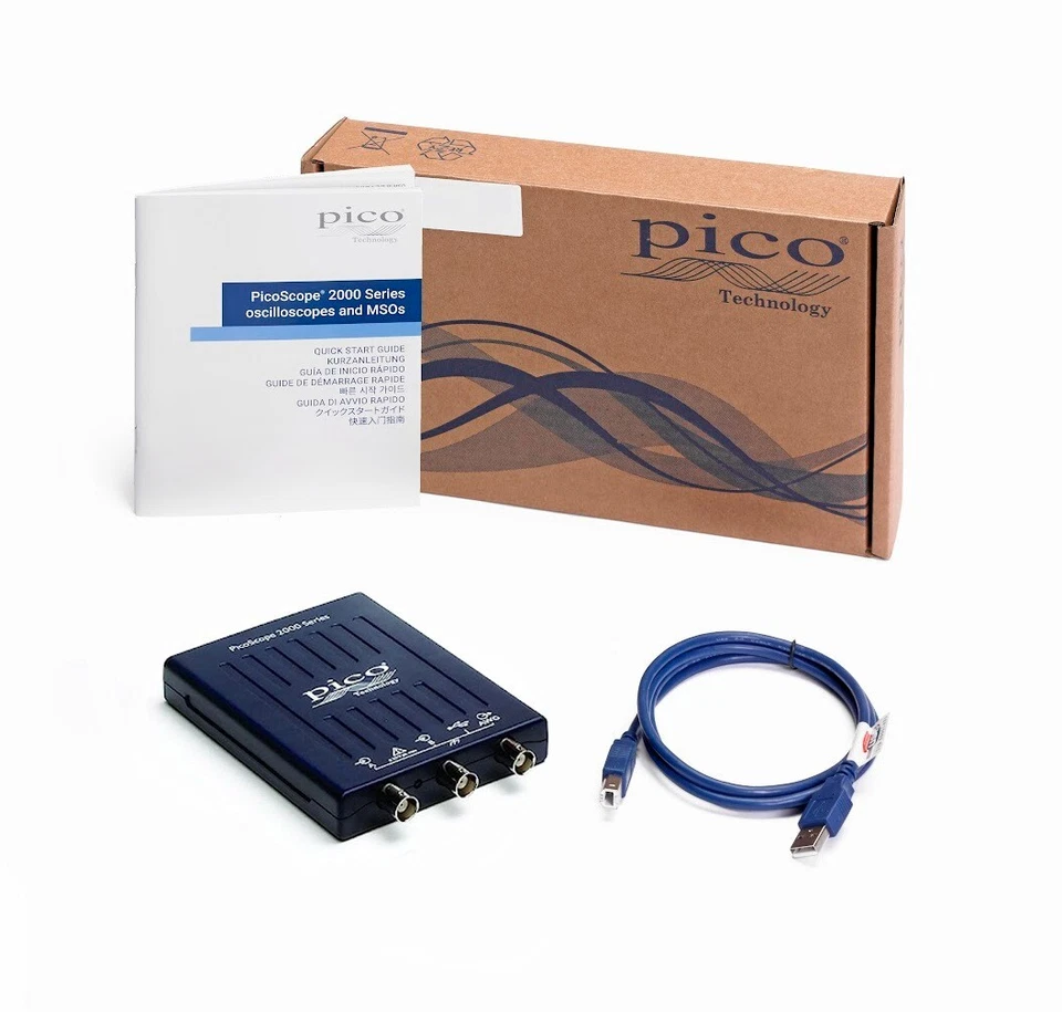 PicoScope 2204A-D2 2 channel oscilloscope 10 MHz USB Digital PC without probes - Image 2 of 4
