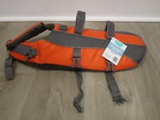 Pet Dog Swimming Water Safety Vest Life Jacket Lifesaver w/ PULL Handle Medium