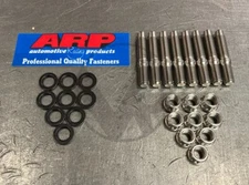 Valex 9PC Stainless Steel Exhaust Manifold Studs w ARP Washers for Honda B/D