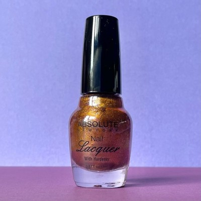 Absolute New York Nail Lacquer mit Hardener - Nagellackfarbe: NFB49 Rust
