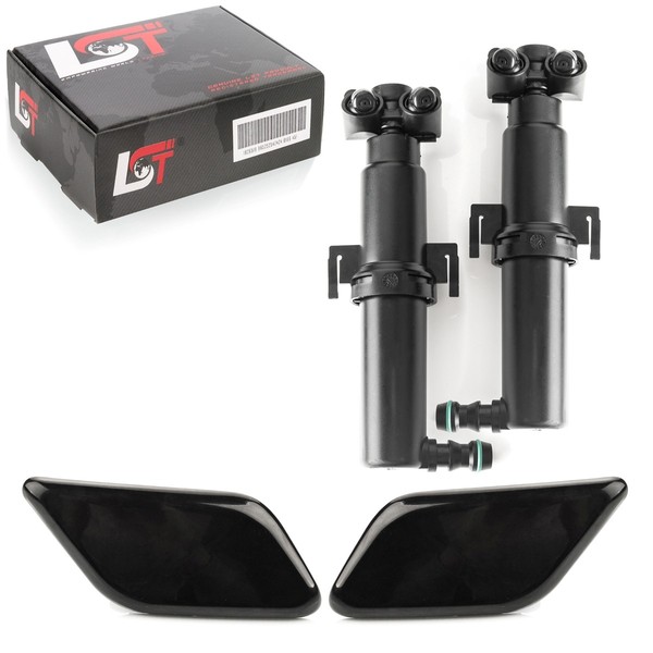 2X WaschwasserdüSe Scheinwerfer Blende Links Rechts FüR VW Tiguan 5N 2007-2011-image
