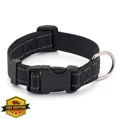 Bozenu Black Medium Dog Collar