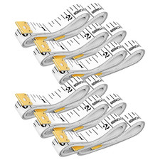 12 Pack White Soft Tape Measure – 60"/150Cm Dual Scale Cloth Ruler for Sewing, B