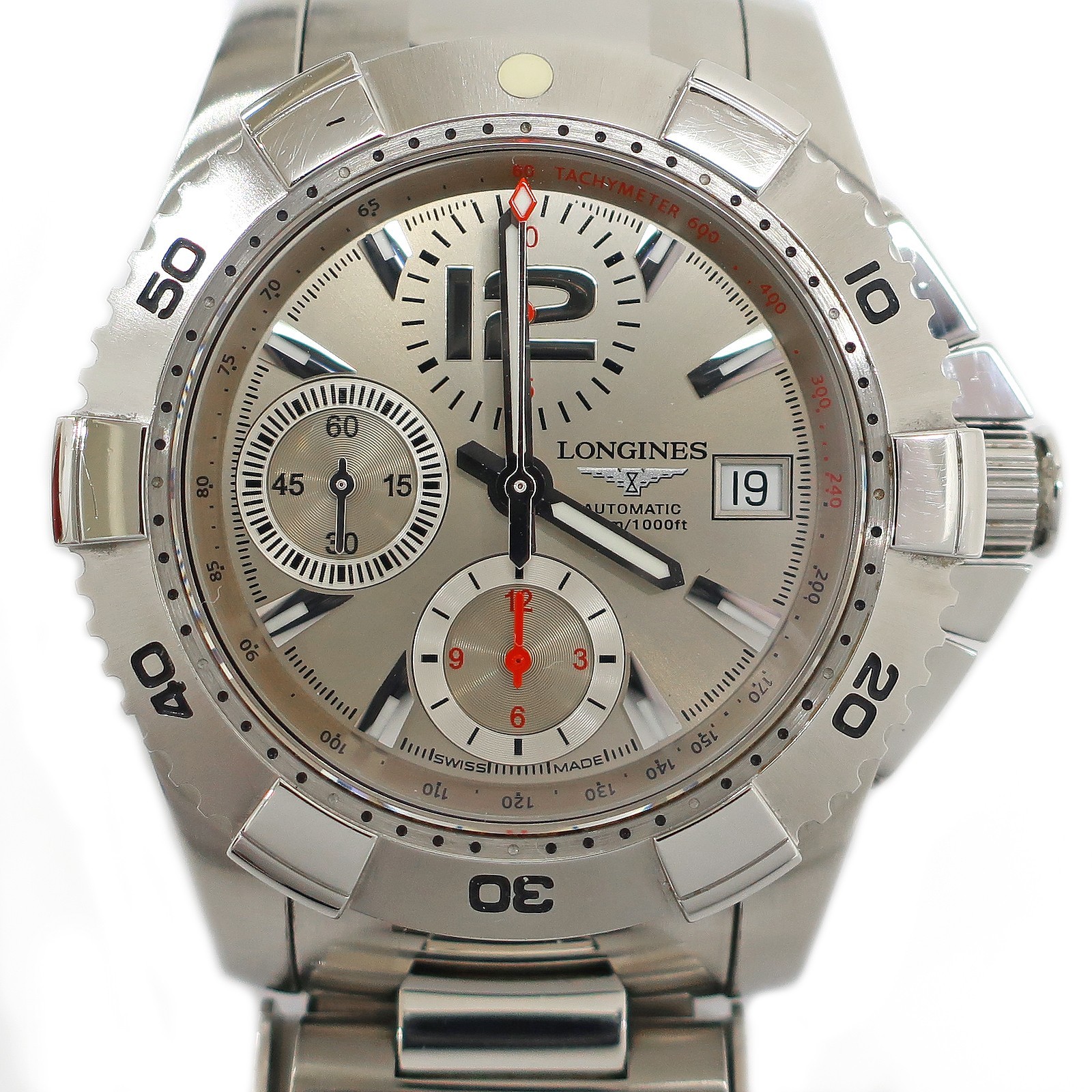 LONGINES Hydro Conquest L3.651.4 Chronograph Automatic Men's Watch #1409B