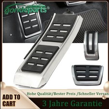 Edelstahl Pedalkappen Fußstütze PEDALE Für Audi A4 B8 8K A5 A6 4G A7 A8 Q3 Q5 DE