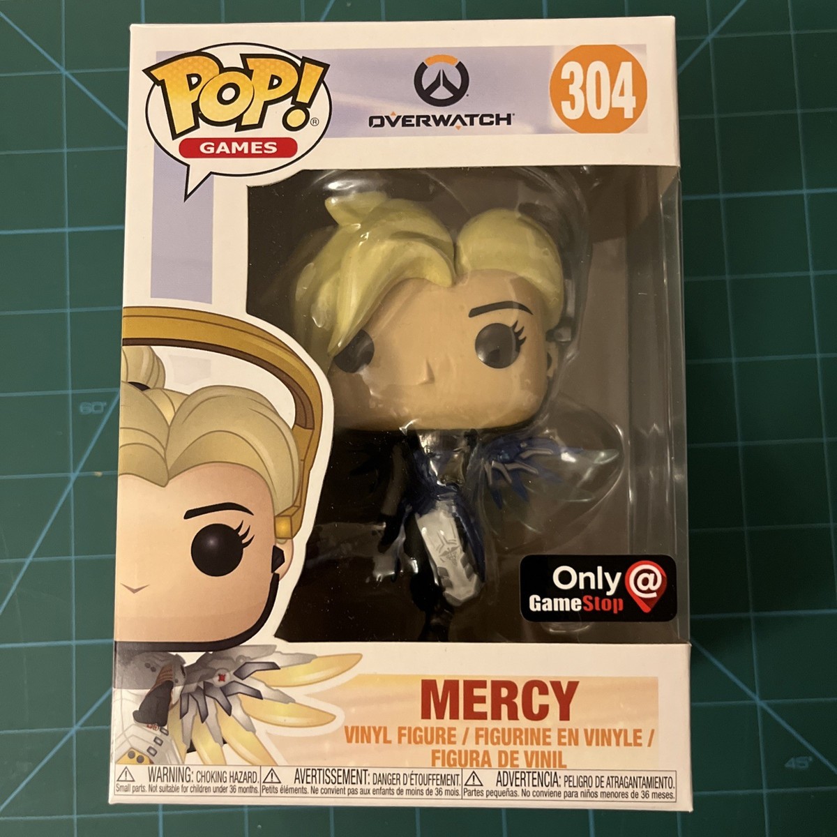 Funko Pop! Vinyl: Overwatch- Mercy (Cobalt) #304 Vinyl Figure