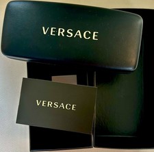 Authentic VERSACE Empty Black Sunglasses-Eyeglasses Gift Box, Case  COA Only 