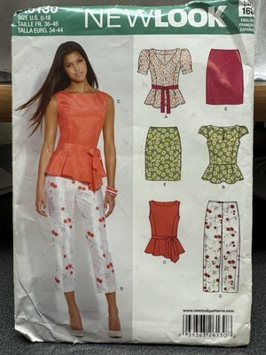 *CUT* New Look #A6130 - Blouse, Top, Skirt, Pants - Sz: 8-18
