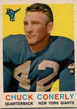 1959 Topps CHARLIE CONERLY New York Giants #65 EX/MT Condition (1)