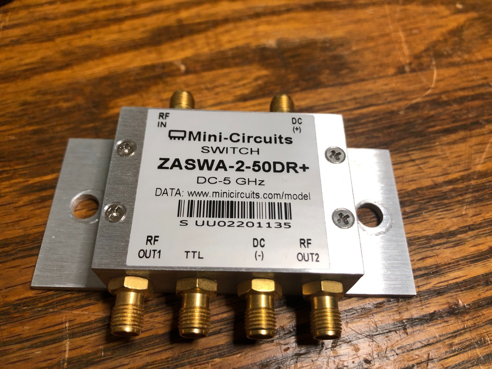 Working High Isolation RF Switch up to 5GHz 50ohm Mini-Circuits ZASWA-2-50DR+