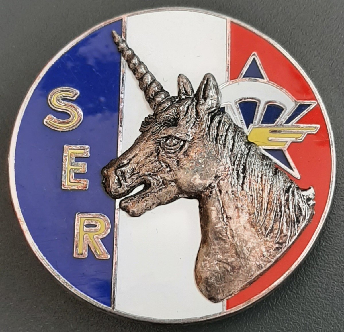 Insigne 1° RCP 1° Compagnie 2010 Régiment Chasseurs Parachutiste