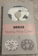 NEW Brolex Nursing Pillow Covers 2 Pack Owl/bear
