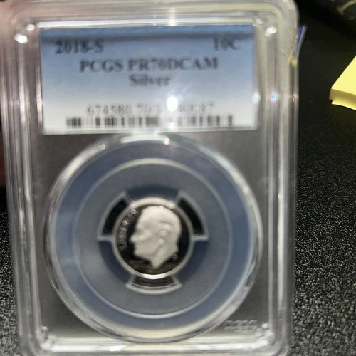 2018 S 10C Roosevelt Dime PCGS PR70DCAM - NOT A REVERSE PROOF Free Shipping