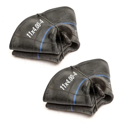 NO NONSENSE PRODUCTS 2x Inner Tube 11x4.00-4 Straight Valve Butyl Rubber 4 Inch Sack Truck Trolley