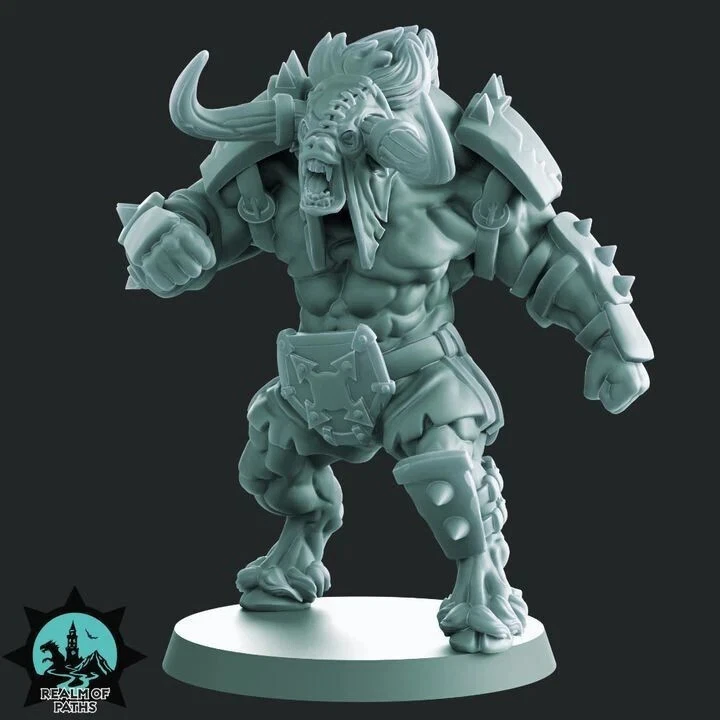 Grak Grak DarkHoof minotaure star player nain du chaos Fantasy Football - Photo 1/1