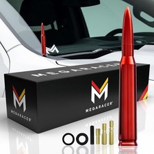 5.5" Red Antenna for Trucks, Cars and SUVs, 6061 Solid Aluminum Body  Copper