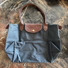 Longchamp Le Pliage Gray Tote, size M