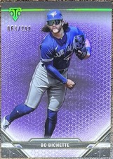 Bo Bichette 2021 Topps Triple Threads Amethyst #063/299 Blue Jays #64