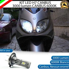 LAMPADA LED H7 6000K 3000 LUMEN CANBUS YAMAHA T-MAX 500 2001-2007 ANABBAGLIANTE