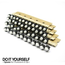 KORG M3 61 COMPLETE SET OF 74 TACT SWITCH FRONT PANEL