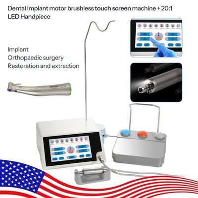 Woodpecker Style Dental Implant Surgical Brushless Motor +20:1 Handpiece