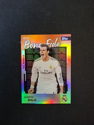 Topps Real Madrid Team Set 2025-26 - Gareth Bale - Bona Fide Baller - 09/25