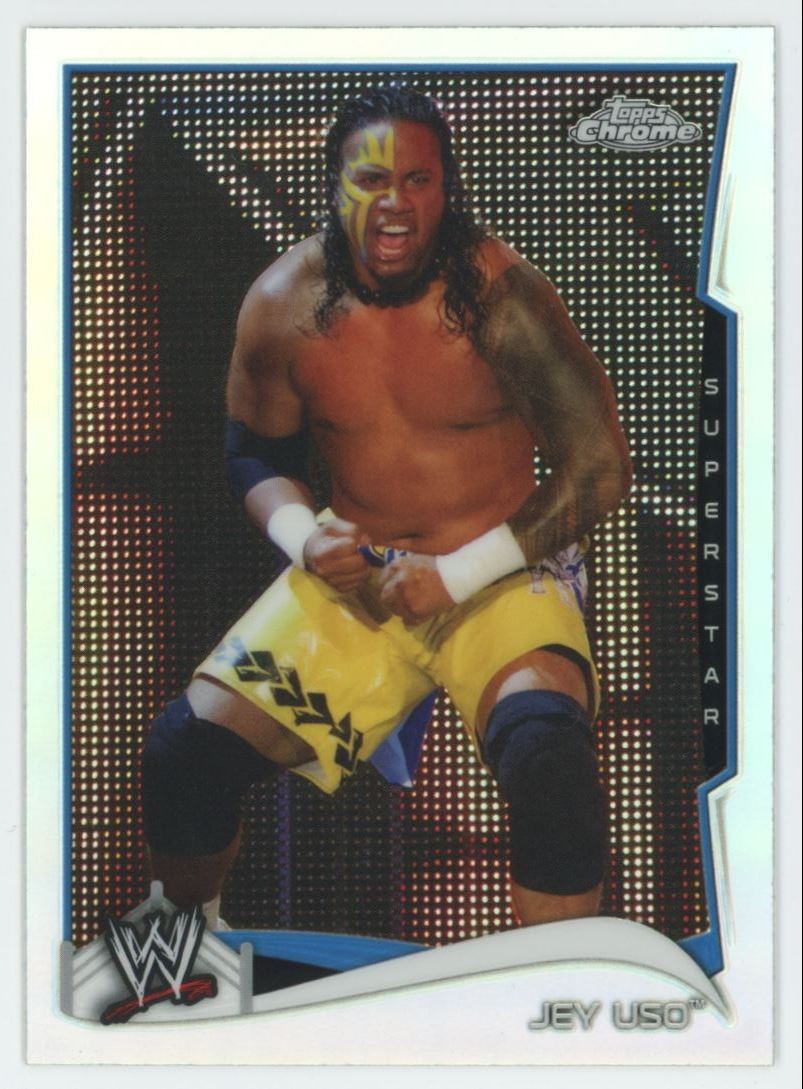 2014 Topps Chrome WWE Refractor Jey Uso #73 C14