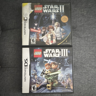 LEGO Star Wars II and III Lot. Manuals Included