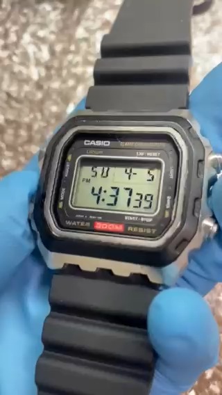 dw-3000 casio カシオ　the tank 300m防水 Vintage Casio Dw-3000 Digital Watch Water Resist 300m Stopwatch