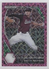 2021 Panini Prizm Draft Picks Pink Velocity Prizm Brock Selvidge #PDP92 2x9
