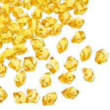2500Pack Fake Ice Rocks Acrylic Orange Fake Crystals Ice Diamonds