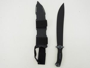 New! Kershaw 1076 14" Fixed Blade Machete Knife Carbon Steel w/ Sheath