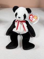 TY Beanie Baby - FORTUNE the Panda Bear 8 inch - MWMT's Stuffed Animal Toy