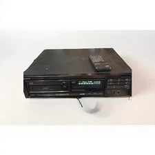 VINTAGE 1990 Onkyo 6-Disc CD Changer Player with Magazine & Remote DC-C310 WORKS