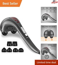 Electric Handheld Neck  Back Massager MG460 - Deep Tissue Percussion Therapy