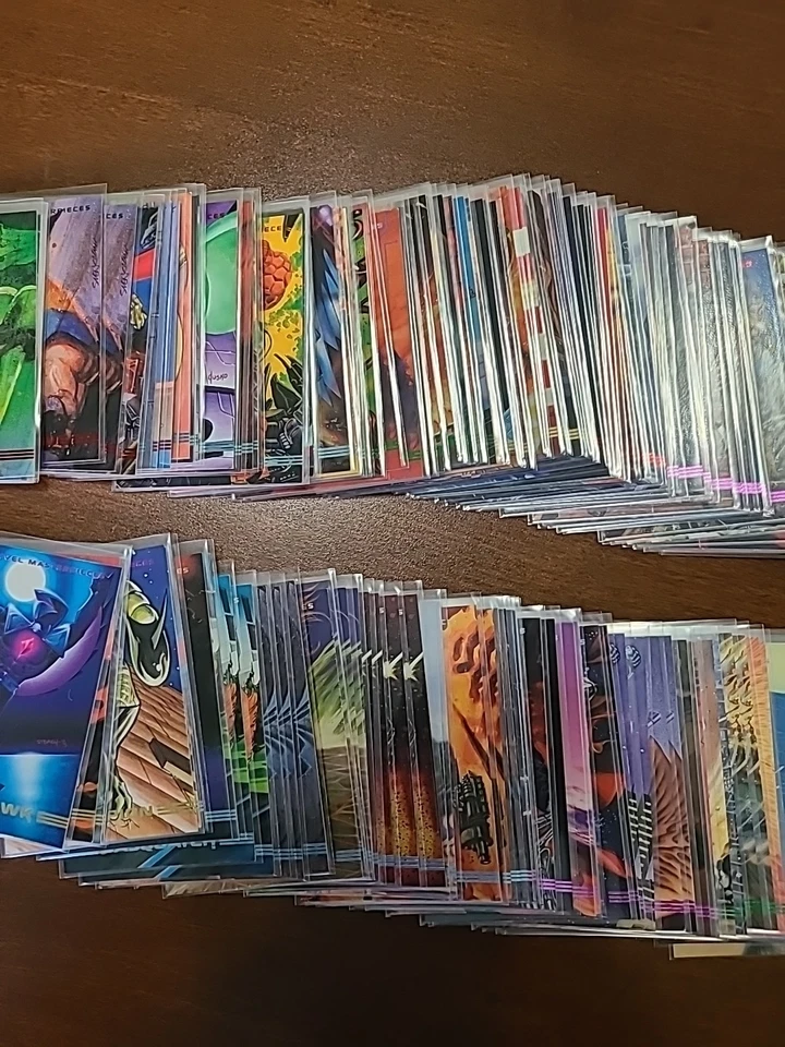 1993 MARVEL MASTERPIECES 136 CARD LOT SOME DUPLICATES - Image 3 of 4